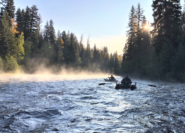 Drifting the Horesfly River in the Cariboo for trout